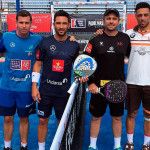 Jordi Muñoz y Pablo Lijó, en acción en el Miami Padel Master 2017