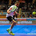 Maxi Grabiel, en acción en el Santander Open 2017