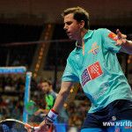 Paquito Navarro, en acción en el Santander Open 2017