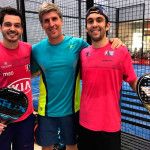 Las parejas ‘españolas’ completan el Cuadro Principal del Miami Padel Master Pincho Fernández y Diogo Rocha, en acción en la Previa Final del Miami Padel Master