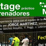 Cartel del I Stage para Entrenadores organizado por M3