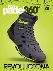 La Colección de Calzado de Wilson, portada del número 26 de Top Pádel