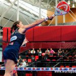 Alejandra Salazar, in action at the A Coruña Open 2017 (World Padel Tour)