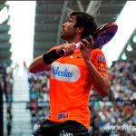 Fernando Belasteguín, en acción en el A Coruña Open 2017