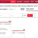 Ja es coneixen els Quadres de l'Estrella Damm Barcelona Màsters 2017