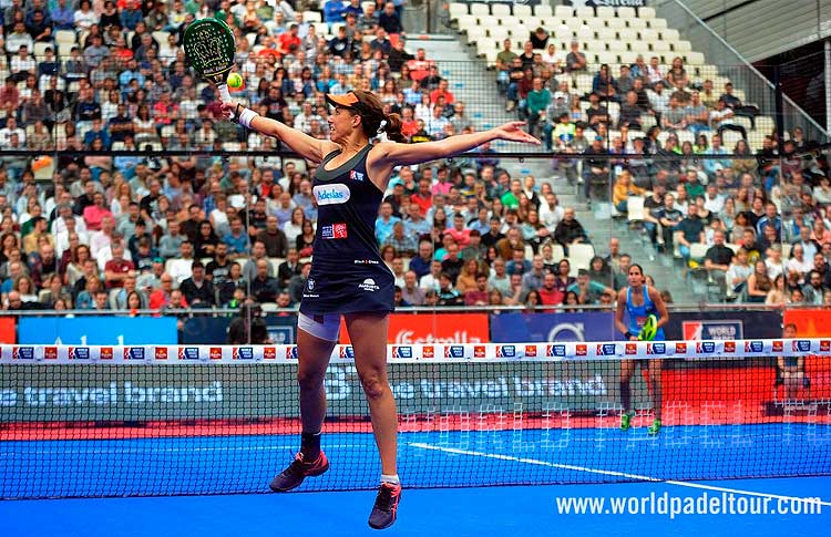 Marta Marrero, en acció en el la Corunya Open 2017