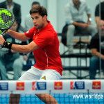 Nacho Gadea, en acción en el Santander Open 2017