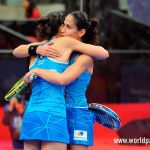 Mapi y Majo Sánchez Alayeto cierran a lo grande su espectacular semana en A Coruña Mapi y Majo Sánchez Alayeto, en acción en el A Coruña Open 2017