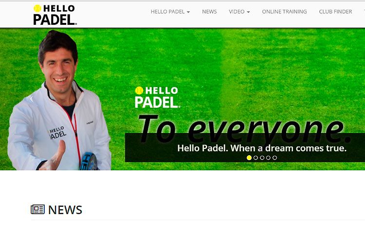 Hello Pádel: Un gran proyecto que estrena su nueva web