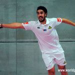 Martin Sánchez Piñeiro, en ación en el Santander Open 2017