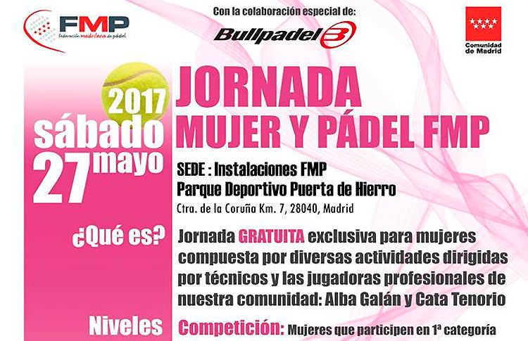 Campaña Pádel y Mujer de la Federación Madrileña de Pádel