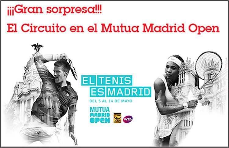 El Circuito Estrella Damm se jugará en el Mutua Madrid Open