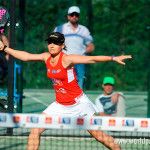 Cata Tenorio, en acción en el Estrella Damm Barcelona Máster 2017