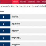 Casi 100 parejas estarán presentes en el Joma Madrid Challenger