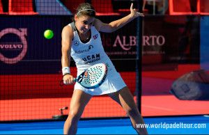 Eli Amatriain, en acción en el Valladolid Open 2017