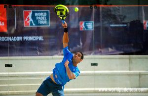 Javier Escalante, en acción en el Valladolid Open 2017