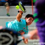 Juan Tello, en acción en la Previa del Valladolid Open 2017