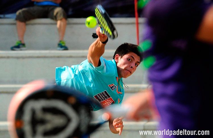 Juan Tello, in azione nell'anteprima di Valladolid Open 2017