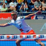 Miguel Lamperti, en acción en el Estrella Damm Barcelona Máster 2017