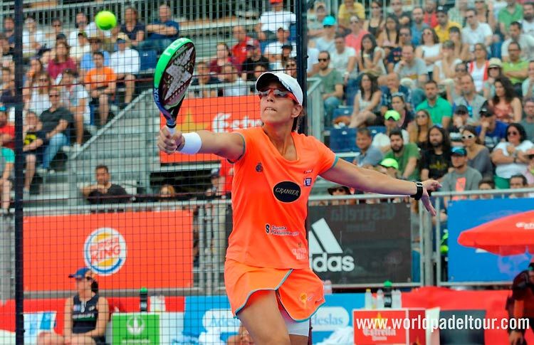 Lucia Sainz, in azione al Master 2017 di Barcellona Estrella Damm