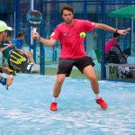 Rafa Méndez-Javier Valdés, en acción en la Pre-Previa del Murcia Challenger 2017