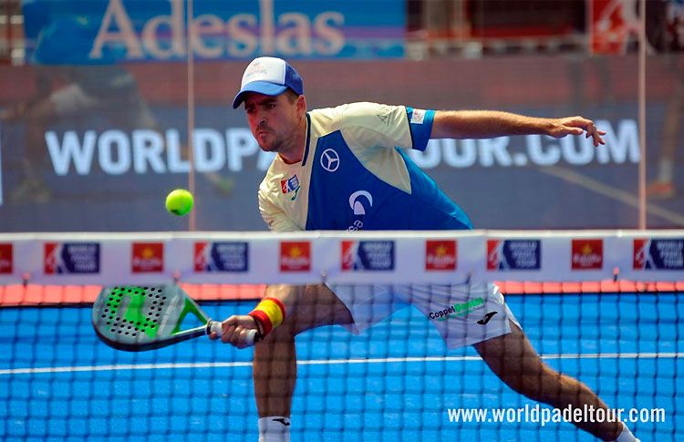 Peter Alonso, en acción en el Valladolid Open 2017