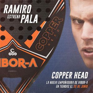 Ramiro Moyano presenta su nueva pala: Vibor-A Copper Head