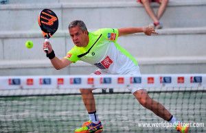 Gaby Reca, in actie op de Valladolid Open 2017