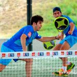 Javier Garrido-Javier González Barahona, en acción en la Pre-Previa del Valladolid Open 2017