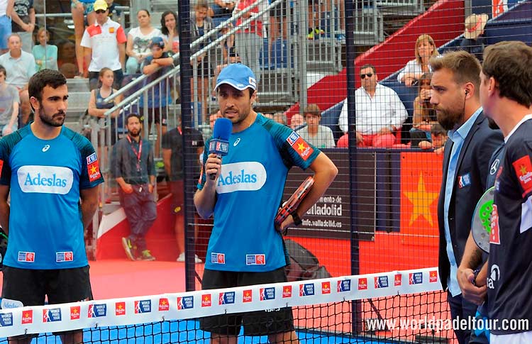 Fernando Belasteguín bekräftar att han drar sig ur finalen i Valladolid Open 2017