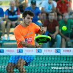Lucas Bergamini, en acción en el Costa del Sol Open 2017