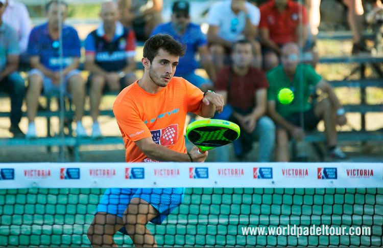 Lucas Bergamini, en acción en el Costa del Sol Open 2017