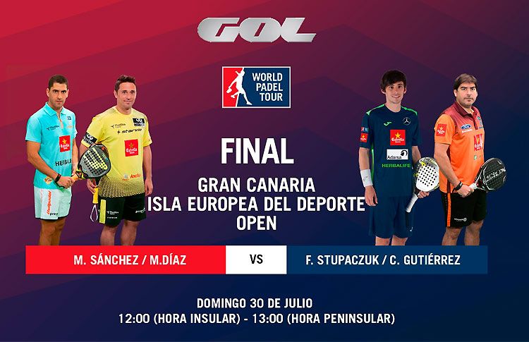 Matías Díaz-Maxi Sánchez und Cristian Gutiérrez-Franco Stupaczuk, Finalisten des Gran Canaria Open 2017