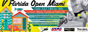 The start of the V Florida Open Miami is approaching