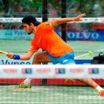 Javi Garrido, en acción en el Costa del Sol Open 2017