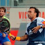 Godo Díaz y Lucho Capra, en acción en el Costa del Sol Open 2017