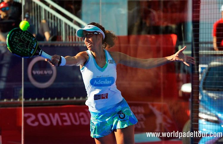 Marta Marrero. en acción en el Costa del Sol Open 2017