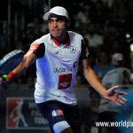 Juani Mieres, en acción en el Costa del Sol Open 2017