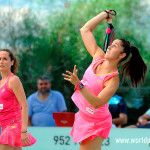 Ainhoa Rico-Noemí Morales, en acción en el Costa del Sol Open 2017