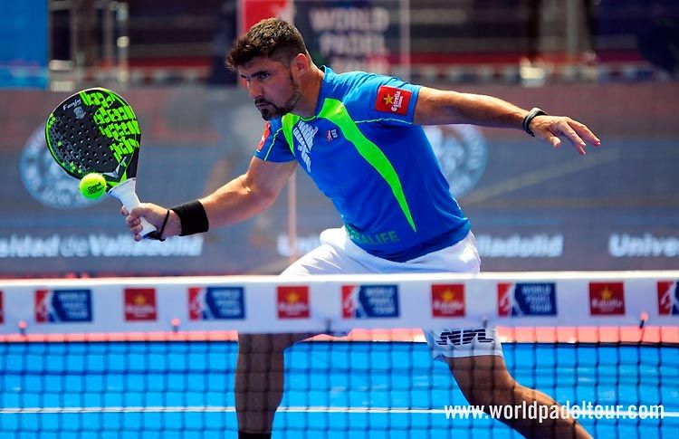 Agustín Gómez Silingo, i aktion vid Valladolid Open 2017