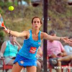 Marta Talaván, en acción en el Costa del Sol Open