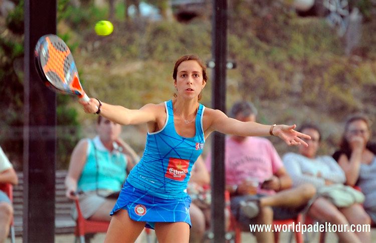 Marta Talaván, en acción en el Costa del Sol Open