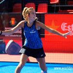 Victoria Iglesias, i aktion vid Valladolid Open 2017
