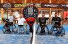 Ósar Agea et son temps dans le Championnat d'Espagne Paddle en fauteuil roulant