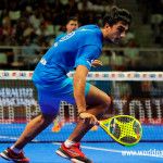 Ale Galán, en acción en el Estrella Damm Alicante Open 2017