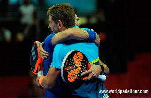 Seba Nerone-Álex Ruiz, in Aktion beim Estrella Damm Alicante Open 2017