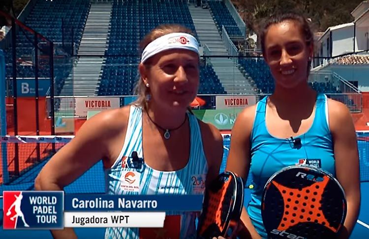 Carolina Navarro y Bea González, talento malagueño en el Circuito World Pádel Tour