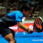Fede Chingotto, en acción en el Estrella Damm Alicante Open 2017
