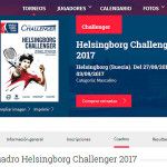 Helsingborg Challenger: Orden de Juego de Pre-Previa y Previa Cuadro del Helsingborg Challenger 2017