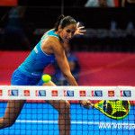 Majo Sánchez Alayeto, en acción en el Estrella Damm Alicante Open 2017